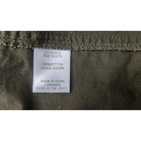 Love Tree Hooded Utility Jacket Large | Olive Green, Cotton, Good Condition - Picture 5 of 9